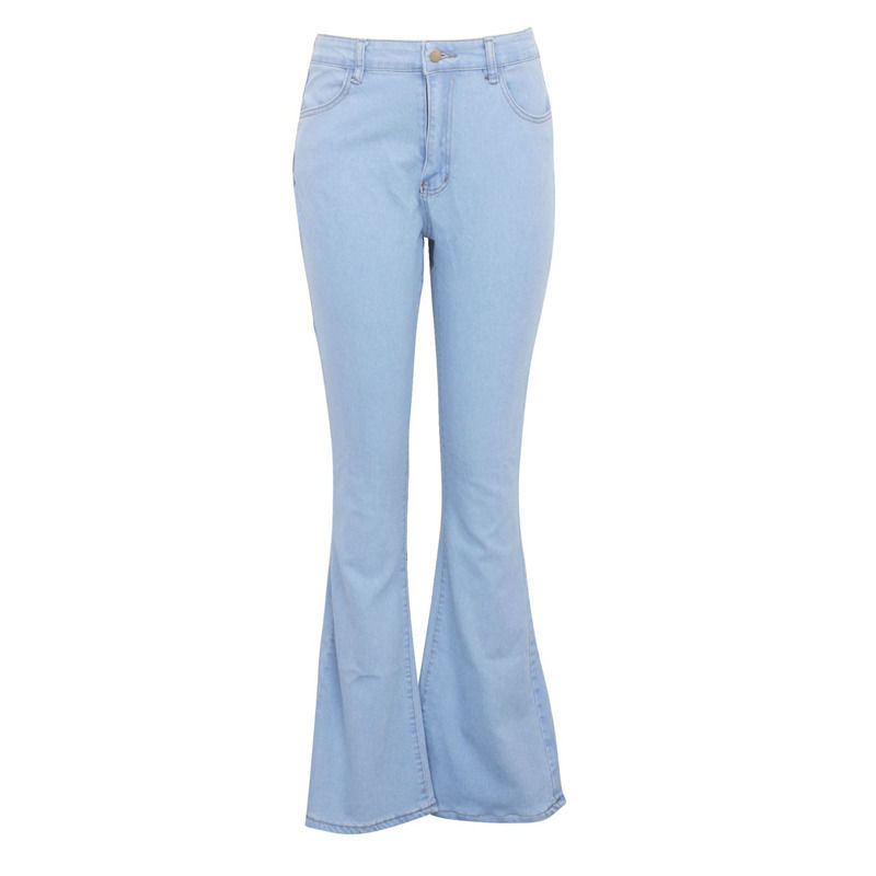 Farbverblendung Nachweis gute Qualität Patchwork Hip-Star Jeans Nähen Strecken ausgebreitete Hosen Frauen Jeans lang