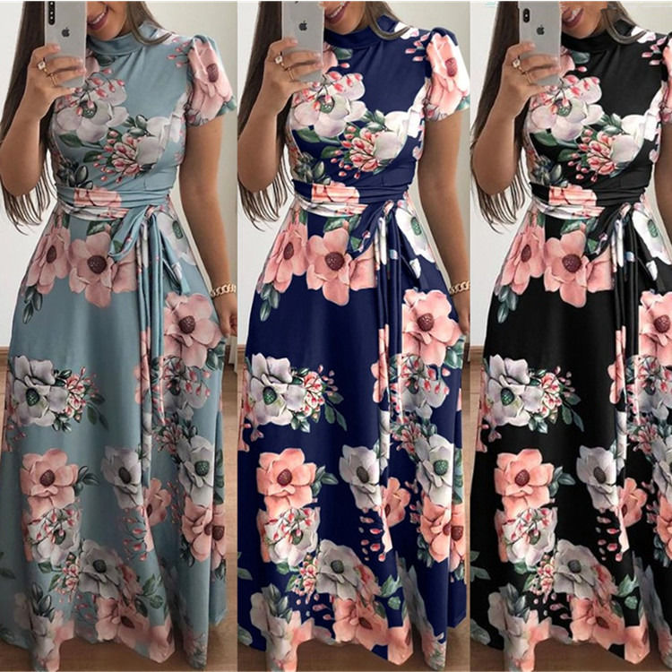 Fabrik-Fabrik Ballkleid antistatisch heiß formal langärmelig Maxi-Kleid