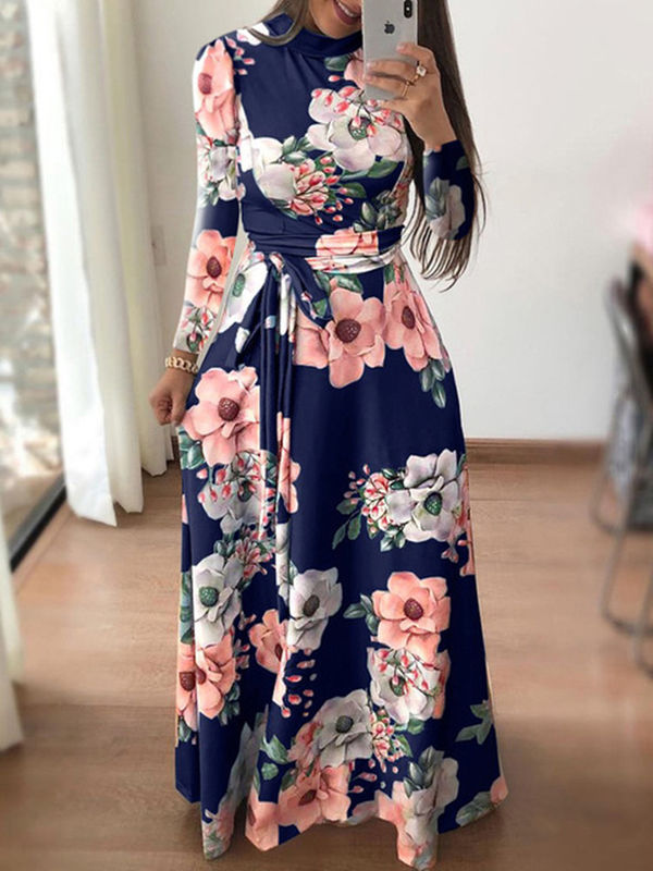 Fabrik-Fabrik Ballkleid antistatisch heiß formal langärmelig Maxi-Kleid